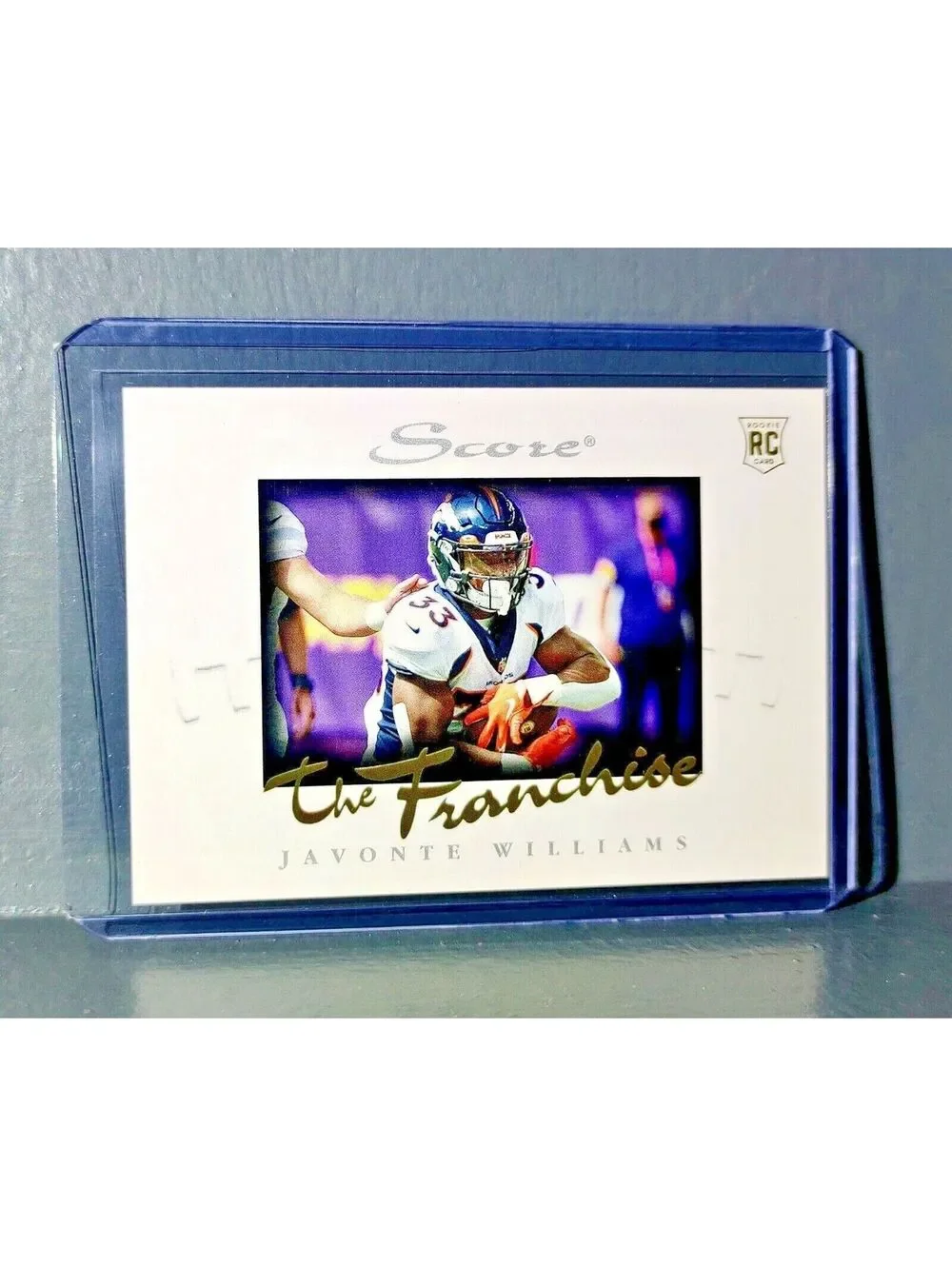 Javonte Williams 2021 Panini NFL Score The Franchise #10 Rookie Card 1/1966